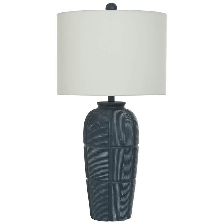 Image 1 Stylecraft Ida 31" High Indore Charcoal Black Table Lamp