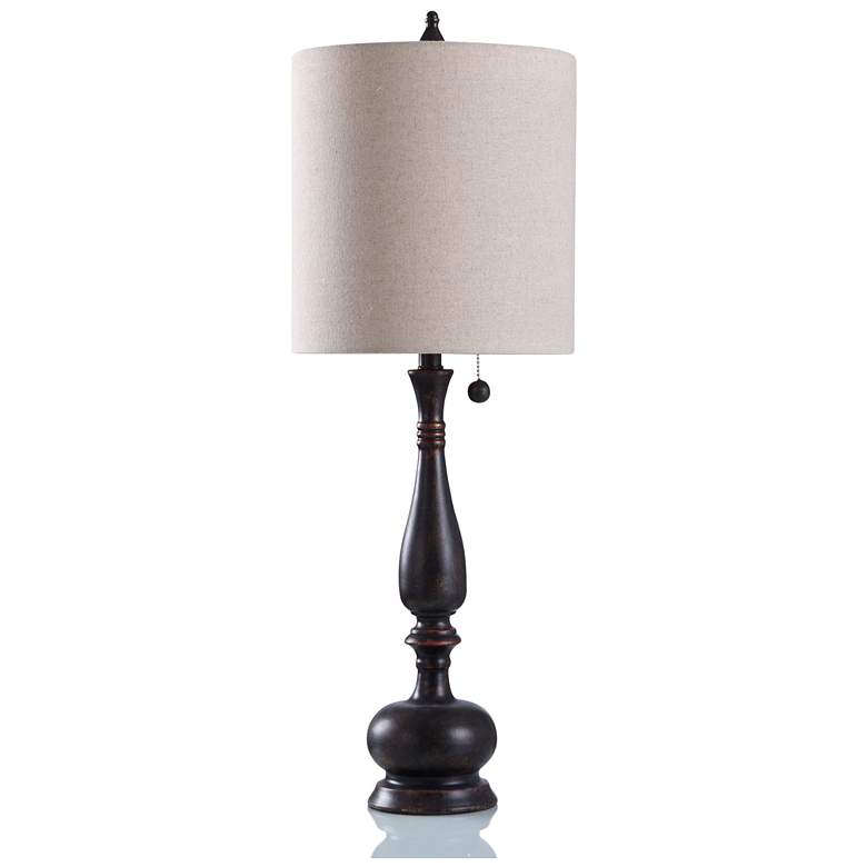 Image 1 Stylecraft Indra 34 inch High Pull Chain Buffet Table Lamp