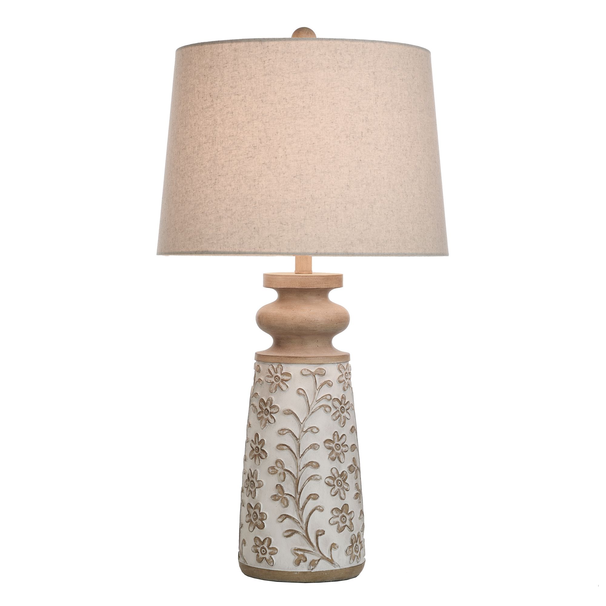 Image 3 Stylecraft Isaac 32" High Old Floral Traditional Table Lamp more views