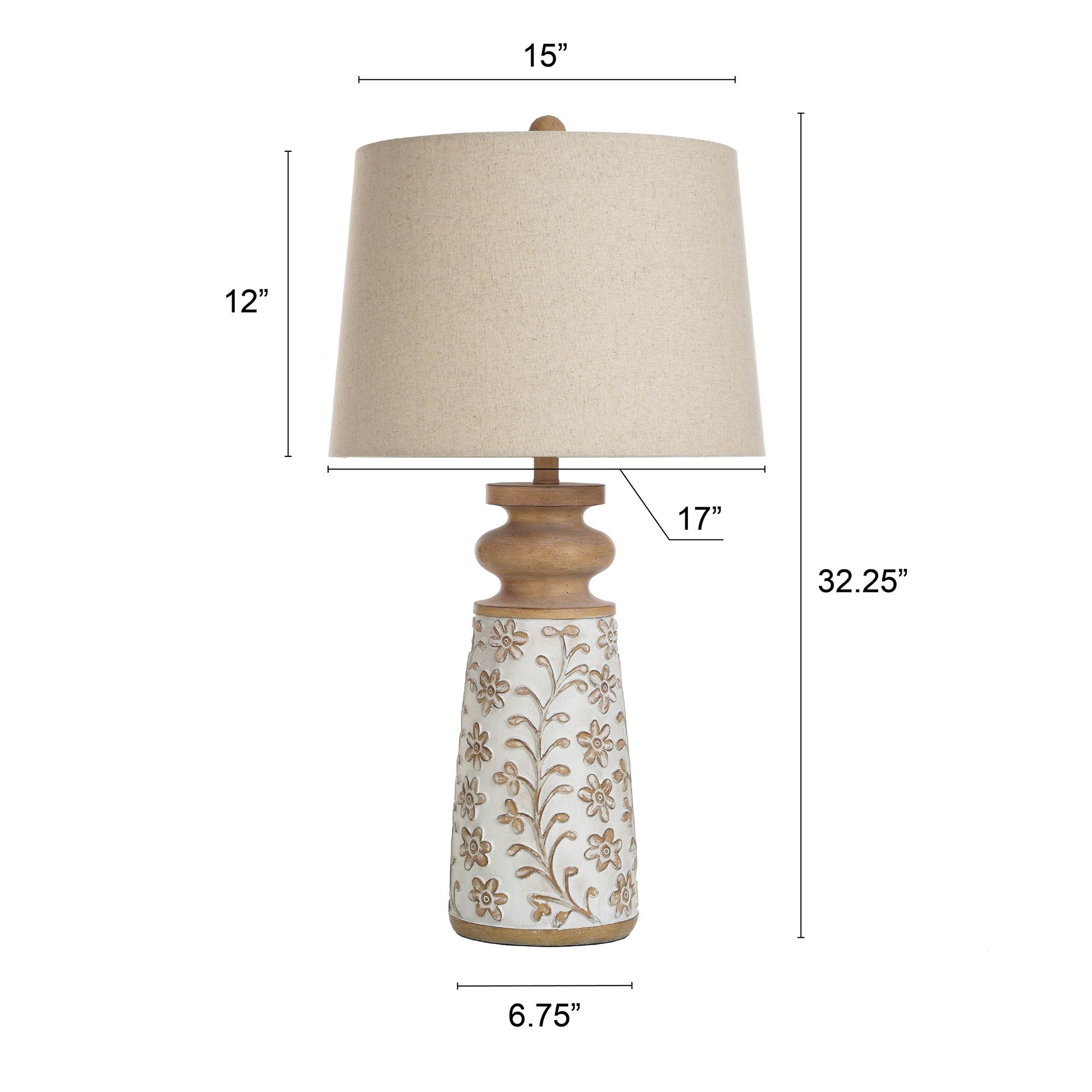 Image 7 Stylecraft Isaac 32" High Old Floral Traditional Table Lamp more views