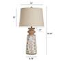 7_Stylecraft Isaac 32" High Old Floral Traditional Table Lamp more views