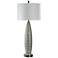 Stylecraft Kettering 40" High Silver Mirrored Ceramic Table Lamp