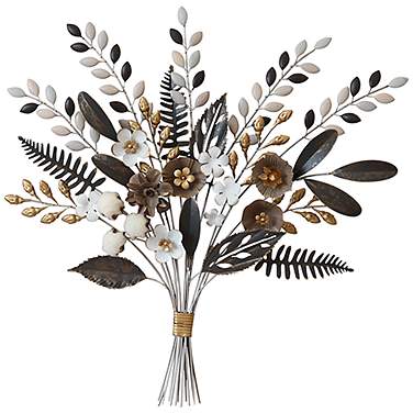 Stylecraft Lilian Arrangement 27" High Metal Flower Wall Art