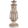 4_Stylecraft Mackinaw 31" High Leaf Column Distressed Beige Table Lamp more views