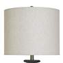 5_Stylecraft Malta 32" High Oatmeal Shade Black Traditional Table Lamp more views