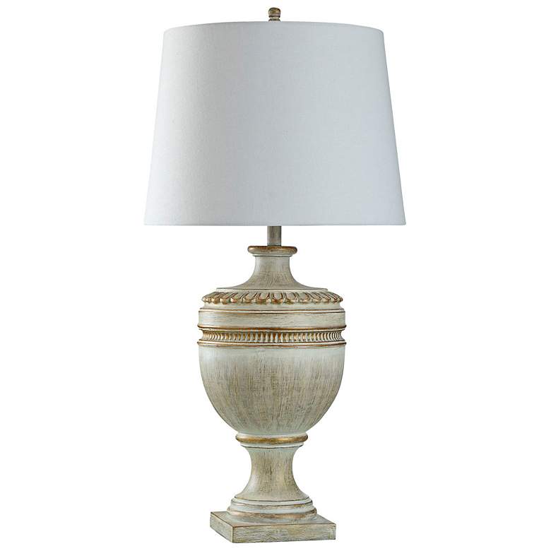 Image 4 Stylecraft Malta 36" High Cream and Gold Traditional Vase Table Lamp more views