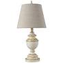 2_Stylecraft Marion 24" High Light Beige Distressed Cream Table Lamp