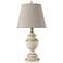 Stylecraft Marion 24" High Light Beige Distressed Cream Table Lamp