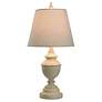3_Stylecraft Marion 24" High Light Beige Distressed Cream Table Lamp more views