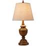 Stylecraft Marion 24" High Traditional Faux Wood French Oak Table Lamp