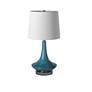 3_Stylecraft Niagra Falls Blue Modern Glass Table Lamp more views