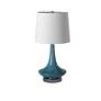 5_Stylecraft Niagra Falls Blue Modern Glass Table Lamp more views