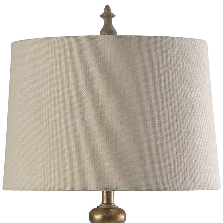 Image 3 Stylecraft Open Base Tuscana Cream Traditional Table Lamp more views