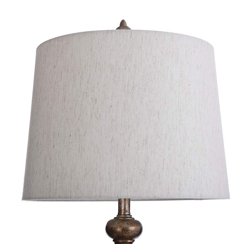 Image 5 Stylecraft Open Base Tuscana Cream Traditional Table Lamp more views