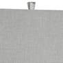 Thumbnail3 of Stylecraft Palladium 35" High Gray Shade Modern Silver Table Lamp more views