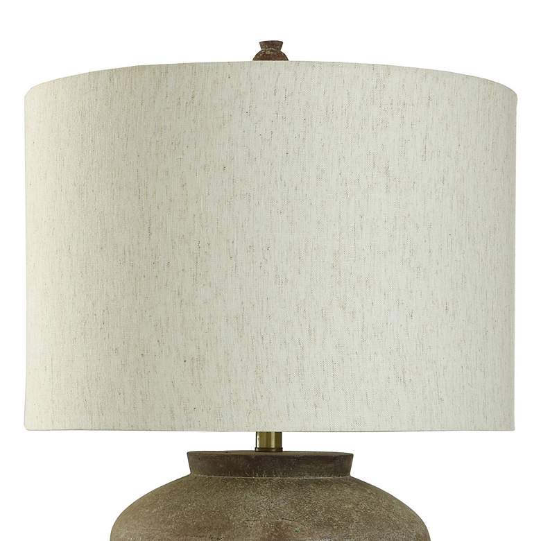 Image 5 Stylecraft Patina Cotta 31" High Aged Brown Rustic Table Lamp more views