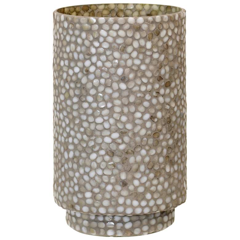 Image 1 StyleCraft Pebble Glass Stone Glass Vase Mosaic