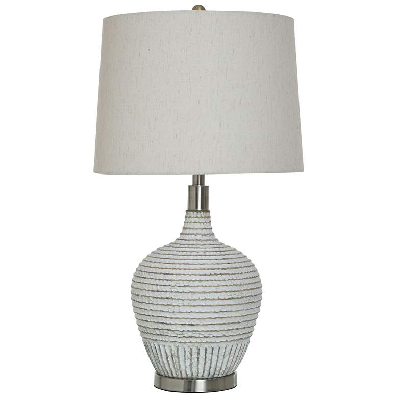 Image 1 Stylecraft Ridged 30" High Modern Table Lamp