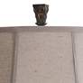 3_Stylecraft Roman 30" High Natural Gray Scroll and Vine Table Lamp more views