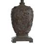 5_Stylecraft Roman 30" High Natural Gray Scroll and Vine Table Lamp more views