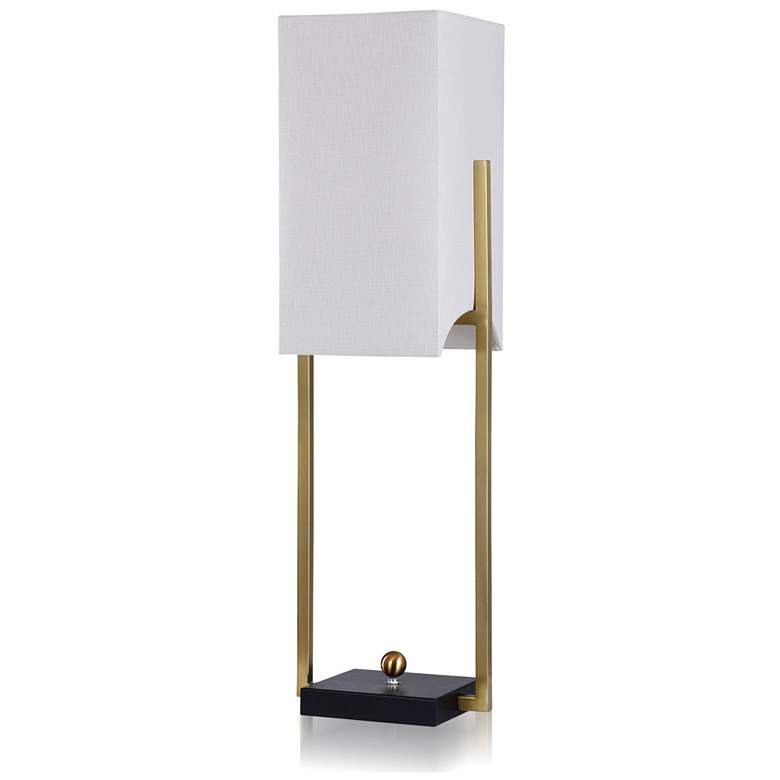 Image 1 Stylecraft Rosalind 30.5 inch High Modern Gold and Black Table Lamp