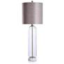 Stylecraft Rosalind 40.5" High Seeded Clear Glass Modern Table Lamp