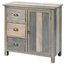 2_Stylecraft Sanibel 32" Wide with Three Drawer One Door Rustic Cabinet
