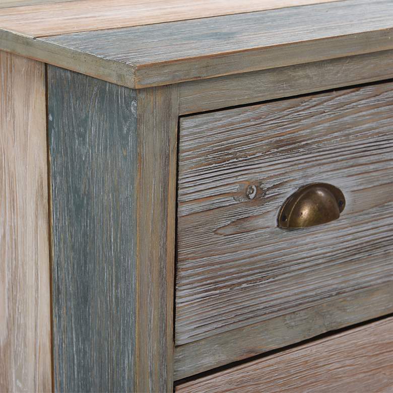 Image 6 Stylecraft Sanibel 32" Wide with Three Drawer One Door Rustic Cabinet more views