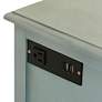 2_StyleCraft Seafoam Green Blue 25" High Outlet and USB Side Table more views