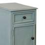 3_StyleCraft Seafoam Green Blue 25" High Outlet and USB Side Table more views