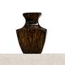 5_Stylecraft Signature 32" Rust Brown Reactive Glaze Ceramic Table Lamp more views