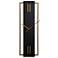 Stylecraft Slim Time 24" Modern Black and Bronze Metal Wall Clock