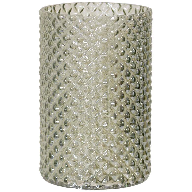 Image 1 StyleCraft Smoke Texture Glass Vase Luster