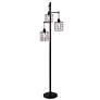 3_Stylecraft Steel Cage 71" High 3-Light Modern Industrial Floor Lamp more views