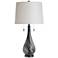 Stylecraft Suniva 32 1/2" High Silver Swirl Modern Glass Table Lamp