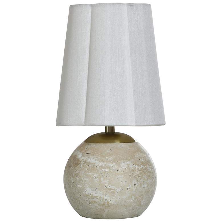 Image 1 Stylecraft Tamara Day Rosalind 12" Tan Shade Natural Beige Table Lamp