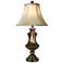 Stylecraft Winthrop 31 1/2" High Brown and Gold Traditional Table Lamp