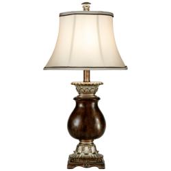Stylecraft Winthrop 31&quot; Traditional Silver and Brown Vase Table Lamp