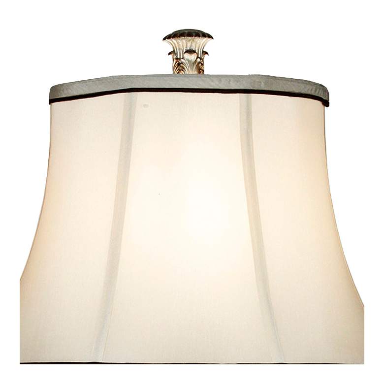 Image 3 Stylecraft Winthrop 31" Traditional Silver and Brown Vase Table Lamp more views