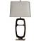 Stylecraft Wood Bridge 33" Faux Wood and Silver Modern Table Lamp