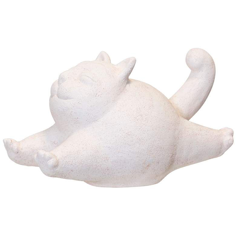 Image 1 StyleCraft Wood Terracotta Cat Natural