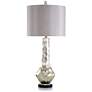 Stylecraft Zara 35" High Faux Silver Stone Modern Table Lamp