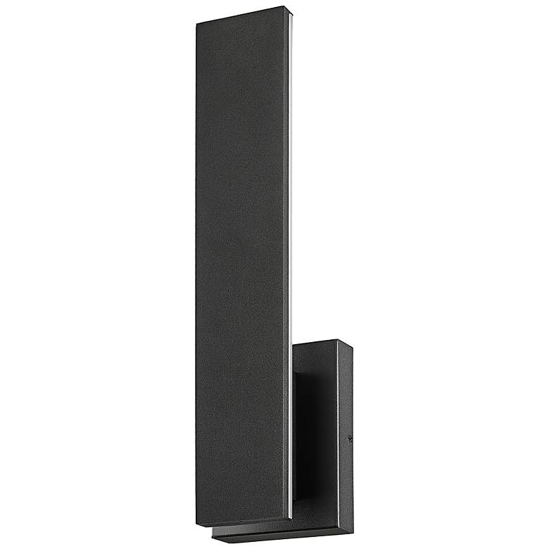 Image 6 Stylet 18" High Sand Black LED Outdoor Wall Light more views