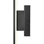 7_Stylet 24"H Black Center Backplate LED Outdoor Wall Light more views