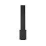6_Stylet 24"H Black Bottom Backplate LED Outdoor Wall Light more views