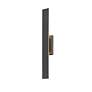 4_Stylet 36"H Black Center Backplate LED Outdoor Wall Light more views