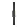 5_Stylet 36"H Black Center Backplate LED Outdoor Wall Light more views