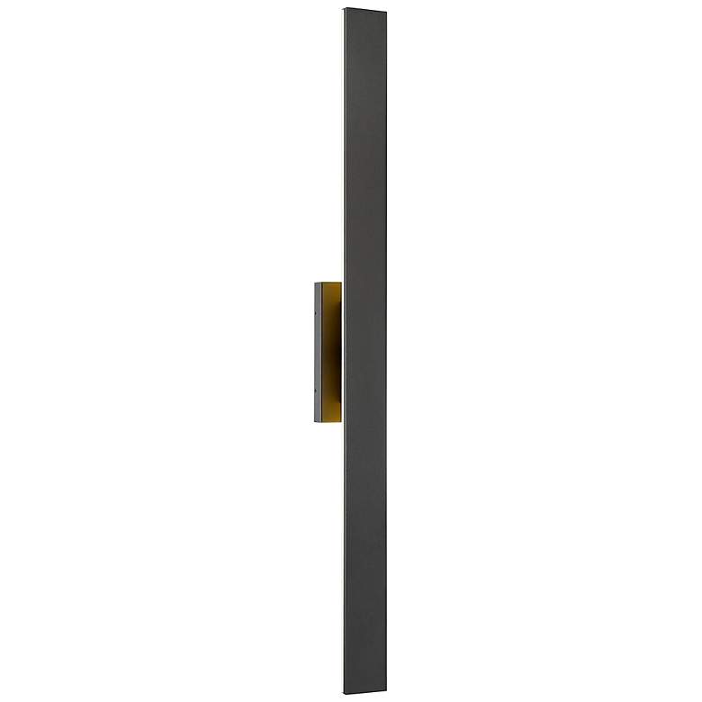 Image 1 Stylet 48" High Sand Black LED Outdoor Wall Light
