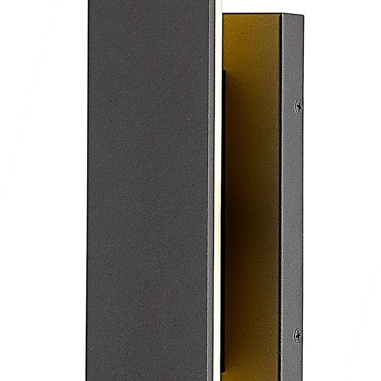 Image 3 Stylet 48" High Sand Black LED Outdoor Wall Light more views