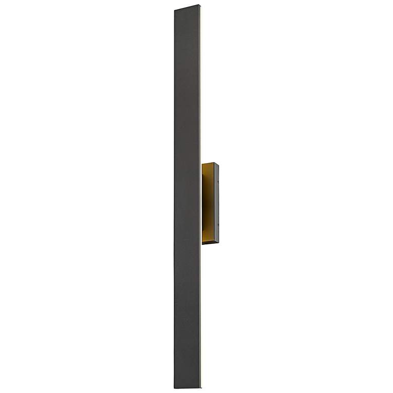 Image 5 Stylet 48" High Sand Black LED Outdoor Wall Light more views